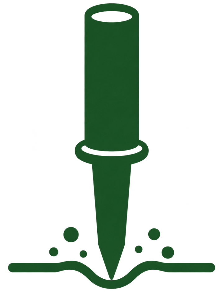 Gartenspitze setzen